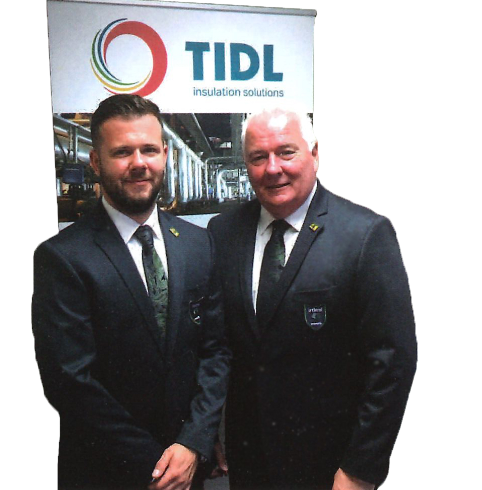 Shaun and Padraig Gillen of TIDL who sponsored the apprentices.