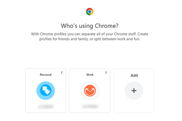 Google Chrome profiles